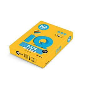Farbiges Kopierpapier Mondi IQ Color Intensivfarbe, DIN A4, 160 g/m², sonnengelb, 1 Paket = 250 Blatt