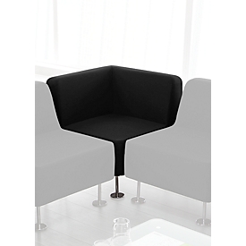 Fauteuil d'angle Wall In, noir