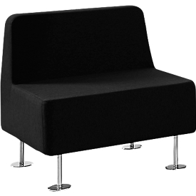 Fauteuil WALL IN, zwart
