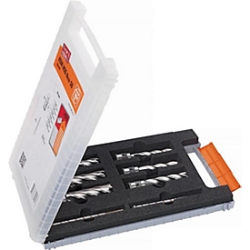 FEIN Kernbohrersatz Best Of, 8-tlg., Ø 12-22 mm, HSS, Schnitttiefe 25 mm, Weldonschaft 19,05 mm