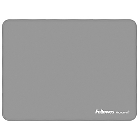 Fellowes Breyta XL muismat, platte randen, Microban® bescherming, rubber, B 280 x D 210 x H 2,5 mm, grijs