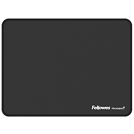 Fellowes Breyta XL muismat, platte randen, Microban® bescherming, rubber, B 280 x D 210 x H 2,5 mm, zwart