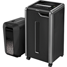 Fellowes® Destructeur de documents PowerShred 325Ci, coupe croisée 4 x 38 mm, P-2 + GRATUIT Destructeur de documents Powershred LX65, coupe croisée 4 x 40 mm, P-4