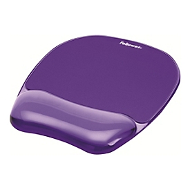 Fellowes Gel Crystals - Mauspad mit Handgelenkpolsterkissen