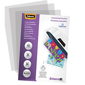 Fellowes lamineerfolie ImageLast, glanzend, A3, dikte 80 micron, 25 stuks
