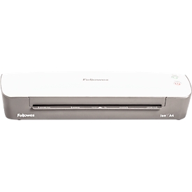 Fellowes® Laminiergerät ION A3, für Folienstärke 80-125 μ, 300 mm/min, mit Starter Kit für 10 x A3 Laminationen, silber-weiß