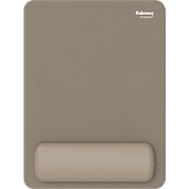 Fellowes Mauspad Breyta XL, mit Handgelenkauflage und Microban®-Schutz, Gummi, L 280 x B 210 x H 17,5 mm, sandbeige