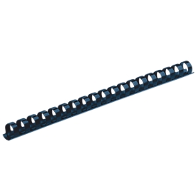 Fellowes plastic inbindruggen, formaat 10 mm, 25 stuks, voor inbindmachines plastic inbindrug blauw, 25 stuks