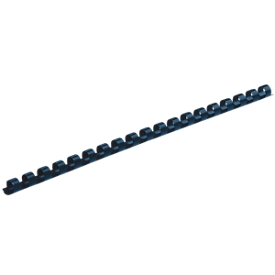 Fellowes plastic inbindruggen, formaat 6 mm, 100 stuks, voor inbindmachines plastic inbindrug blauw, 100 stuks