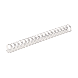 Fellowes Plastik-Binderücken, Format 14 mm, 100 Stück, f. Plastikbindemaschinen, weiss, 100 Stück