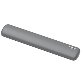 Fellowes Tastatur-Handgelenkauflage Breyta, für kompakte Tastaturen, mit Microban®-Schutz, Gummi, L 320 x B 60 x H 17,5 mm, grau