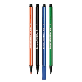 Feutres Pen 68 STABILO®, trié, 10 p.