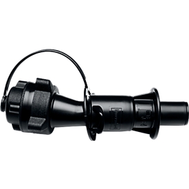 Filling system, for fuel, for double canister, prevents overfilling