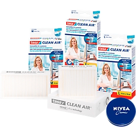 Filtro de polvo fino tesa® Clean Air®, para impresora/fax/copiadora, tamaño S + 1 bote de crema Nivea de 75 ml GRATIS