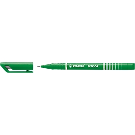 Fineliner Sensor Stabilo, épaisseur de trait 0,3 mm, vert, 10 p.