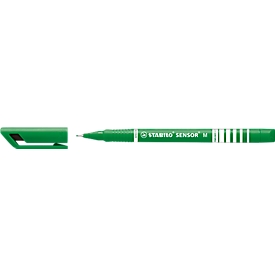 Fineliner Sensor Stabilo, épaisseur de trait 0,7 mm, vert, 10 p.