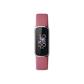 Fitbit Luxe Activity Tracker orchid edelstahl platin