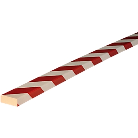 Flächenschutz Typ D, 1-m-Stück, weiss/rot