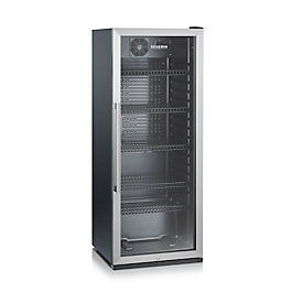 Flessenkoelkast SEVERIN , 237 l netto, slot, LED-binnenverlichting, metalen schappen, B 545 x H 1410 x D 540 mm, zwart