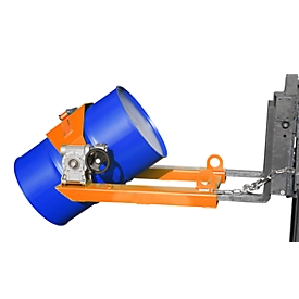 FLEX barrel turner, crank handle, orange lacquered