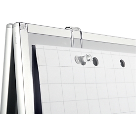 Flipchart Haken Sigel Business, 60 x 33 x 80 mm, für Flipchartpapier mit Universallochung, 2 Stück