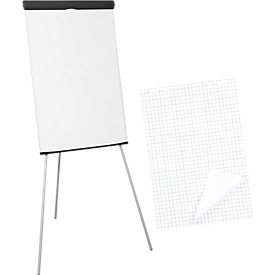 Flipchart standard + 5 x 20 feuilles quadrillées pour flipchart, gratuit