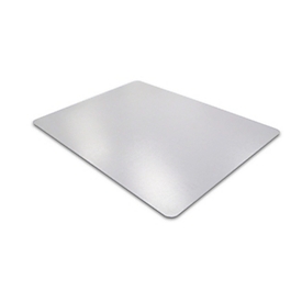 Floortex Cleartex® Evolutionmat® vloerbeschermingsmat, rechthoekig, voor harde vloeren, dikte 1,7 mm, L 1160 x B 1300 mm, verbeterd polymeer, transparant