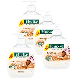 Flüssigseife Palmolive Naturals mit Mandelmilch 3 + 1 gratis