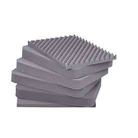 Foam insert for 30 l boxes, 6-part, PU foam cubes