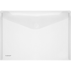 FolderSys delivery note pocket, DIN A4 landscape, hook and loop fastener, PP, colourless