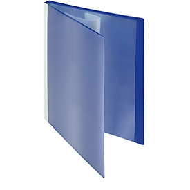 FolderSys Präsentations-Sichtbuch mit Fronttasche, für DIN A4, 30 Hüllen, blau