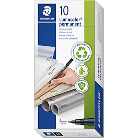 Folienschreiber Universalstift,  S, WF, schwarz,10 St.