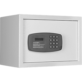 Format Coffre-fort pour hôtel Panther 25L, L 350 x P 250 x H 250 mm, 11 litres, gris clair