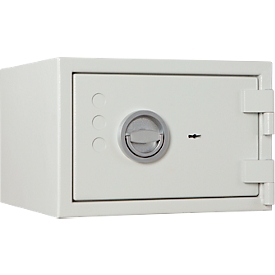 Format Tresor Sicherheitsschrank Seguro 20, Sicherheitsstufe S2, B 357 x T 310 x H 272 mm, 19 Liter, lichtgrau