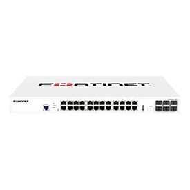 Fortinet FortiSwitch 124G-FPOE - Switch - managed - 18 x 10/100/1000/2.5G (PoE+) + 8 x 10/100/1000/2.5G (PoE++) + 6 x 1 Gigabit / 10 Gigabit SFP+ - Luftstrom Seite zu Rückseite - an Rack montierbar