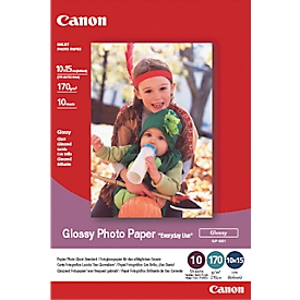 Fotoglanzpapier CANON Everyday Use Glossy GP-501,10 x 15 cm, 210 g/m², weiß, 100 Blatt
