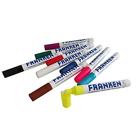 Franken chalk marker set ZKM96, 10 pcs., assorted colours, line thickness 2 - 5 mm