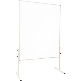 Franken Moderatiebord X-traLine, dubbelzijdig, oppervlak acrylglas, B 1200 x H 1500 mm, MT2099