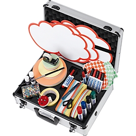 FRANKEN valise de modération Profi, valise de modération avec contenu, plus de 2.500 pièces, aluminium, UMK