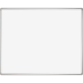 Franken Whiteboard PRO, esmaltada, montaje en pared en formato vertical y horizontal, marco de acero lacado en blanco y aluminio, magnética, bandeja de almacenamiento, 900 x 1200 mm