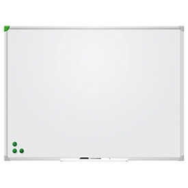 Franken Whiteboard U-Act!Line®, formato vertical y horizontal, lacado, magnético, reciclable, con bandeja, An 1600 x Al 1200 mm