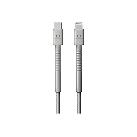 Fresh 'n Rebel - Lightning-Kabel - Lightning männlich zu USB-C männlich - 3 m - Ice Grey - für Apple iPad/iPhone/iPod (Lightning)