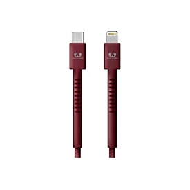 Fresh 'n Rebel - Lightning-Kabel - Lightning männlich zu USB-C männlich - 3 m - Rubinrot - für Apple iPad/iPhone/iPod (Lightning)