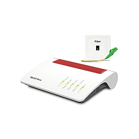 FRITZ! Box 5590 Fiber XGS-PON - Wi-Fi 6 (802.11ax) - Bi-bande (2,4 GHz / 5 GHz) - Ethernet/LAN - Blanc - Routeur