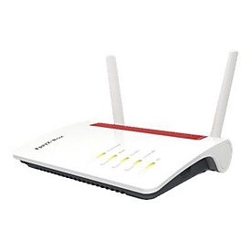 FRITZ! Box 6850 LTE - Wi-Fi 5 (802.11ac) - Bi-bande (2,4 GHz / 5 GHz) - Ethernet/LAN - 3G - Rouge - Blanc - Routeur