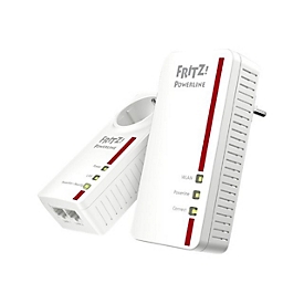 FRITZ! Powerline 1260E - WLAN Set - Powerline-Adapter-Kit 1GbE, HomePlug AV (HPAV)