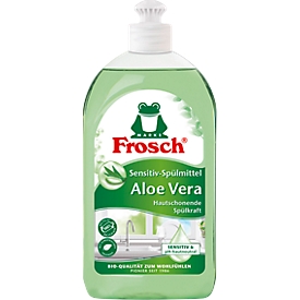 Frosch Handspülmittel Aloe Vera Lotion, feuchtigkeitsspendend, grün, Flasche mit 500 ml