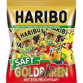 Fruit jelly Haribo Juice Gold Bears Minis, 25% fruit juice, 220 g