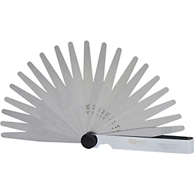 Fühlerlehre, 20 Blatt, 0,05-1mm