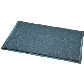 Fußmatte Salvus, 100% recycelt, mit Bürsteneffekt, B 600 x L 800 mm, grau